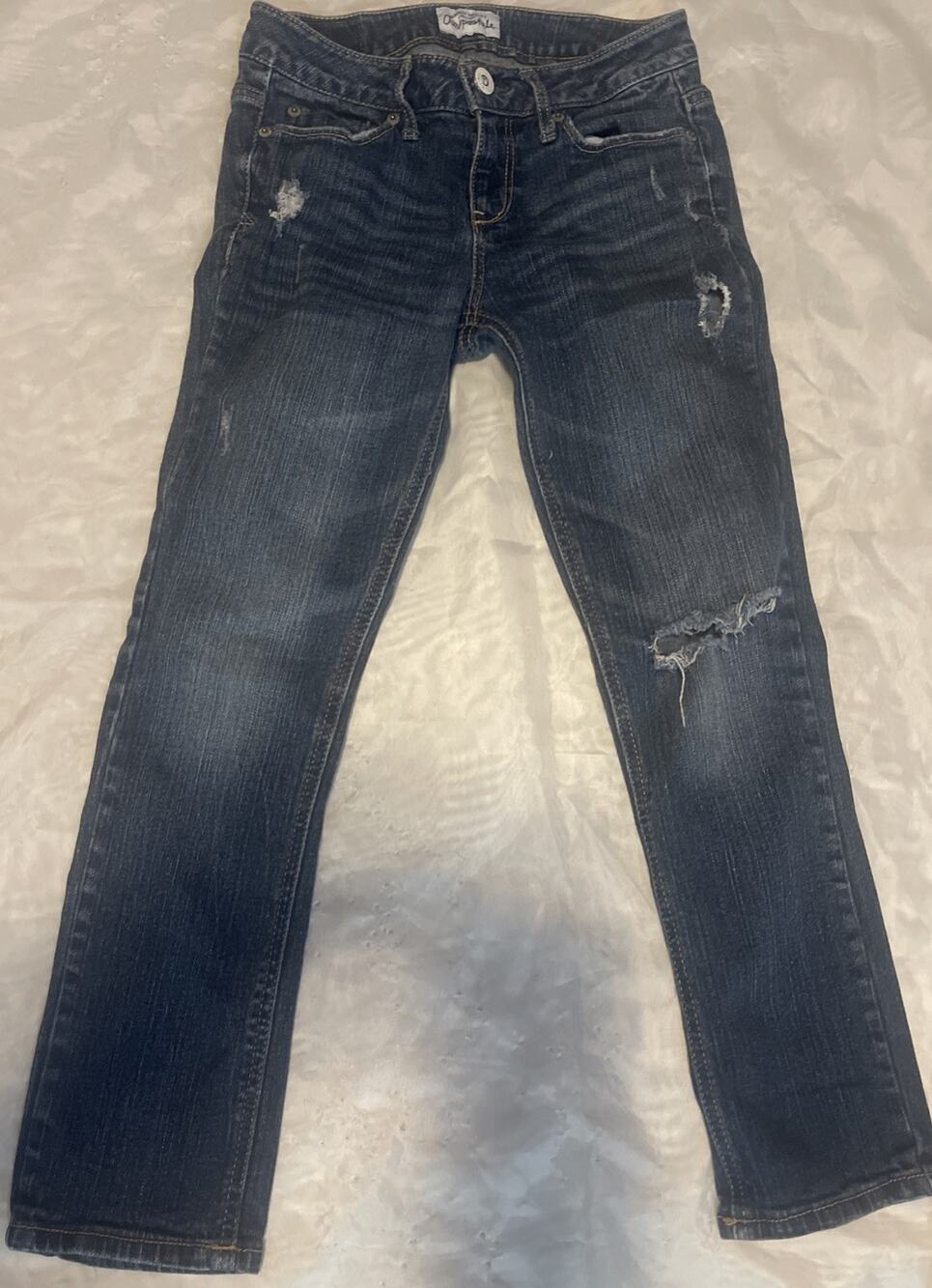 Aeropostale Skinny Capri 0 Juniors Teens Women’s Denim Pants Blue